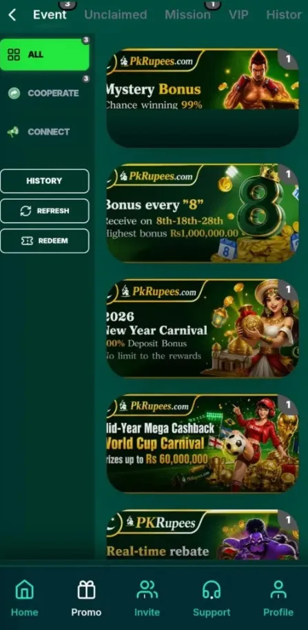 Bonuses Page