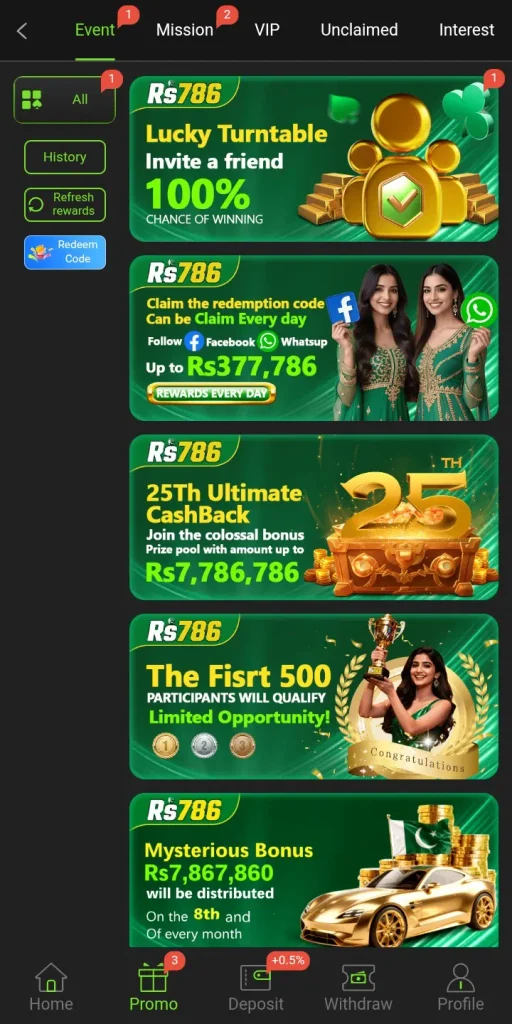Bonuses Page