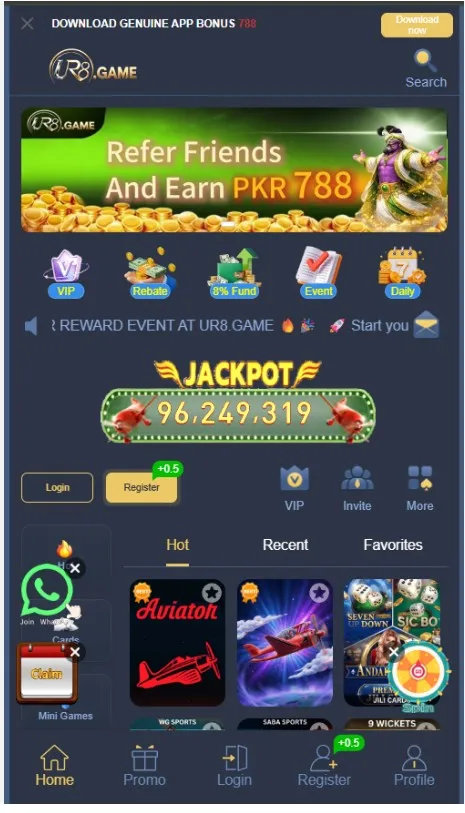 Games page