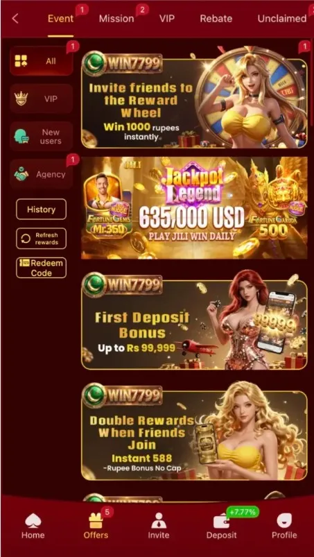 Bonuses Page