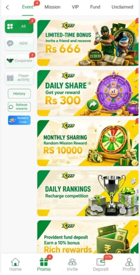 Bonuses Page