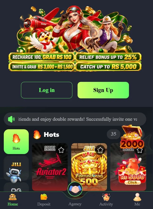 Sign and Login Page