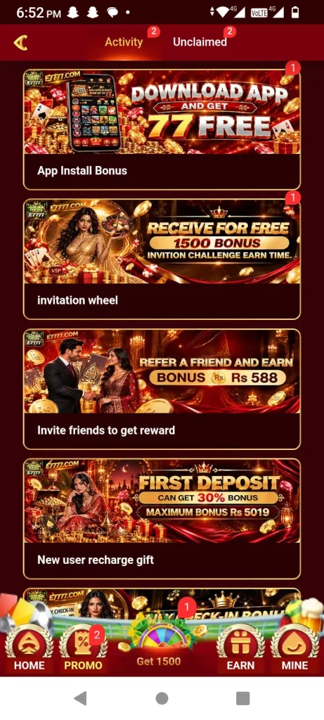 Bonuses Page