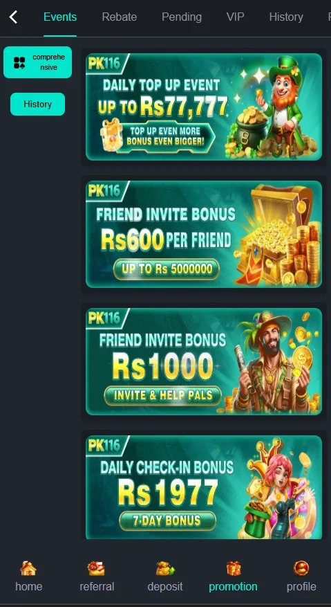 Bonuses Page